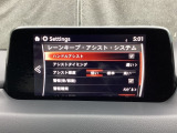 ハンドル操作をアシストすることにより車線からの逸脱回避を支援します。