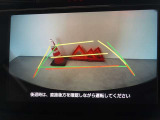 バックガイドモニターを装備しています、車庫入れもラクラクです。