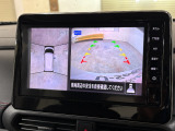 バックカメラの画像です。車庫入れの安心感がアップしますね☆