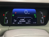 スピードメーターはこちら!すっきりとしたデザインで、昼間でも夜間でも見やすい設計になっています。