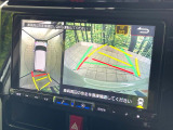 【パノラミックビューモニター】専用のカメラにより、上から見下ろしたような視点で360度クルマの周囲を確認することができます☆死角部分も確認しやすく、狭い場所での切り返しや駐車もスムーズに行えます。