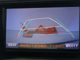 バックガイドモニターを装備しています、車庫入れもラクラクです。