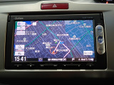 ホンダ純正ナビなのでダッシュボードにスッキリと収まっています。土地勘の無い所でも道に迷わず安心ですね!