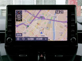 標準装備の地デジ対応ディスプレイオーディオ付きです。ナビゲーション機能を装備しています。