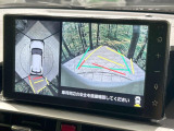 【パノラミックビューモニター】専用のカメラにより、上から見下ろしたような視点で360度クルマの周囲を確認することができます☆死角部分も確認しやすく、狭い場所での切り返しや駐車もスムーズに行えます。