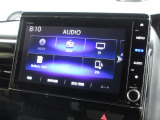 ナビゲーションは純正8インチメモリーナビ(VXU-217NBi)を装着しております。AM、FM、CD、DVD再生、Bluetooth、音楽録音再生、フルセグTVがご使用いただけます。