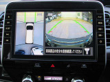 アラウンドビュー☆空から見下ろすような視点で、スムーズな駐車と安全確認をサポート!運転の心強い味方になってくれます♪