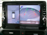 アラウンドビューモニター。空の上から見下ろすような視点でスムース駐車。