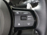 ◆アダプティブクルーズコントロール◆予め設定した車速内でクルマが自動的に加減速。前走車との適切な車間距離を維持しながら追従走行します。【LKAS】車線維持支援システムでステアリング操作を支援。