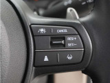 ◆アダプティブクルーズコントロール◆予め設定した車速内でクルマが自動的に加減速。前走車との適切な車間距離を維持しながら追従走行します。【LKAS】車線維持支援システムでステアリング操作を支援。