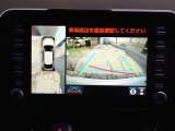 車を上から見下ろした視点で駐車をサポートするパノラマビューを搭載。運転席から確認しにくい車両周囲の状況を確認できます。