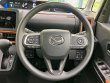 【ステアリングスイッチ】運転中、前方から目線をそらすことなく、オーディオ等の操作が可能な便利機能!安心&快適なドライブを演出してくれます♪