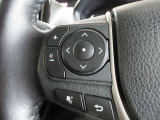 ステアリングスイッチは前方から目を離すことなく操作することが可能。わき見運転の防止に。