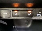 冬場に嬉しい運転席、助手席シートヒーター付きでポカポカ