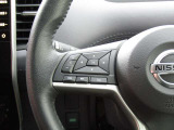 ステアリングスイッチ付きです。運転に集中できます。