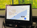 【10.5インチナビ】高級感とインパクトのある大画面ナビを装備。各種オーディオ操作はもちろん、スマホ連携もできる利便性の高いナビです♪