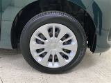 純正スチールホイールキャップ付です!タイヤサイズは165/65R14