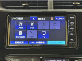 Bluetooth対応、CD再生機能付き。お好きな音楽を聴きながらのドライブは楽しいですよね〜♪