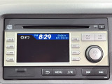 【オーディオ機能】CDプレーヤー・AM/FMチューナー付きです。