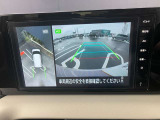 空から見下ろしているような視点で周囲を確認できるアラウンドビューモニター。駐車時にとても便利です。