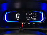 大きな表示で見やすい、デジタルメーターです。