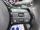 ハンドル右側はクルーズコントロールのスイッチを装備しています。運転中の操作も安心して行えます。