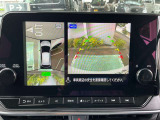 アラウンドビューモニター:空から見下ろしているような視点でスムーズな駐車と安全確認ができ安心して運転出来ます。