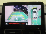 パノラミックビューモニター搭載。カメラで車両周囲の状況を映し出すため、狭い場所での駐車などに役立ちます。