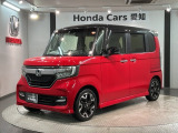 全国納車可 第三者機関証明書付  2ト-ン 1年保証 ワンオ-ナ- ナビVXU-185NBi TV RカメラCD録音 BTオ-ディオ DVD装備のN-BOXカスタム G・Lターボホンダセンシング入庫!