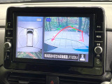 【アラウンドビューモニター】専用のカメラにより、上から見下ろしたような視点で360度クルマの周囲を確認することができます☆死角部分も確認しやすく、狭い場所での切り返しや駐車もスムーズに行えます。