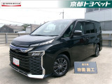 この車両は、ご成約時に当社指定の新品タイヤ4本と交換いたします。グリッターブラックガラスフレークのヴォクシー入荷しました。
