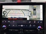 【全周囲モニター】フロント+サイド+バックにカメラが装着されています。車庫入れが苦手な方もこれがあれば安心ですね。