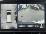 上空から見下ろしているかのように駐車できるアラウンドビューモニター