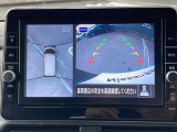 アラウンドビューモニターです☆車の前後左右にカメラがついており駐車時には上から車を見たような画面が見れますので、4方向の状況を確認することができる便利な機能です☆