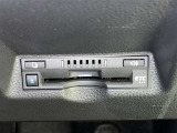 ETC車載器付きです。高速道路の料金所もスムーズに通過できます。