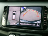 ナビ画面アラウンドビューモニター付、安心安全、全方向、上から見えます。運転が苦手な方安心です。