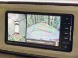 【パノラマモニター】専用のカメラにより、上から見下ろしたような視点で360度クルマの周囲を確認することができます☆死角部分も確認しやすく、狭い場所での切り返しや駐車もスムーズに行えます。
