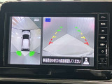 【アラウンドビューモニター】車を上から見下ろしているかのような映像で周囲の状況がひと目で確認、狭い駐車場に駐車するときも安心です♪♪障害物などがあると警告音がなりますので安心して駐車が出来ます★