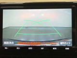 駐車時の後方確認に便利なバックモニターです。駐車位置の目安となるガイド線付きです。