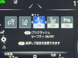 【プリクラッシュセーフティ】前方の車両等を検知し、衝突しそうな時は警報で注意を促し、ブレーキを踏む力をサポート。ブレーキを踏めなかった場合は衝突被害軽減ブレーキが作動、衝突回避をサポートします。