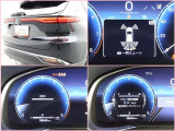 クリアランスソナー付きです。障害物に近づくと、表示や音声で警告してくれるので便利な機能です。必ず目視確認も実施して下さいませ。