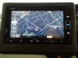 ホンダ純正ナビなのでダッシュボードにスッキリと収まっています。土地勘の無い所でも道に迷わず安心ですね!
