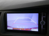車庫入れの強い味方。後退時の死角をチェックするために便利です。