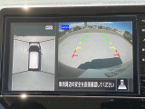 【アラウンドビューモニター】はまるで上から見ているような視点で周囲を確認できます!駐車が苦手な方でも安心して駐車できますね♪