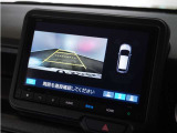 ◆リアワイドカメラシステム◆3種類の表示で後方確認をサポート♪セレクトレバーを「R」の位置に入れるとカメラ画像に切り替え。ノーマルビューでは従来のリアカメラと同様の標準的なビューで表示します!