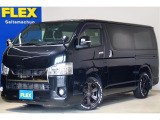 【厳選中古】R2年式 ハイエースバン ダークプライムⅡ ディーゼル2WD ローダウン エアロスタイル BIG-Xナビ付き☆
