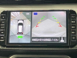 【アラウンドビューモニター】車を上から見下ろしているかのような映像で周囲の状況がひと目で確認、狭い駐車場に駐車するときも安心です♪