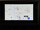 ナビを装備。タッチパネル式で使いやすく、お出かけもラクラクです。