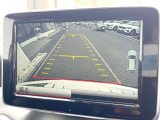 ●ガイドライン付きバックカメラ:不安な駐車もこれで安心!ガイドライン付きなので狭い箇所での駐車もラクラクです!