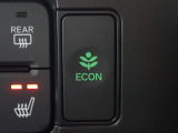 エンジン、エアコンなどを制御し低燃費な『ECONモード』に、また走りを楽しみたいとき、空調など快適性を重視したいときにはスイッチOFFで通常モードに切り替えができます!
